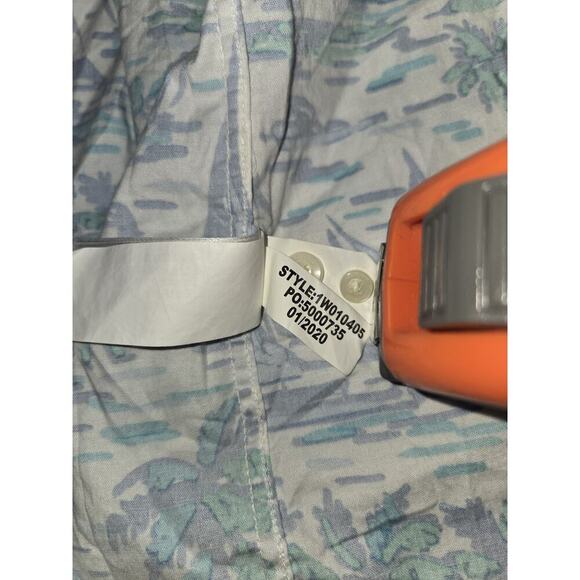 Vineyard Vines Slim Fit Murray Short Sleeve Button Up Shirt XL Cotton Stretch - Picture 8 of 11